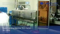 shrink sleeve labeling machine for bottle neck and body
