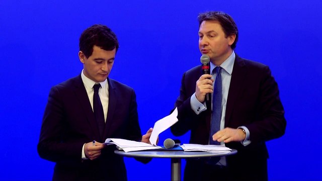 Point presse de Sébastien Huyghe et Gérald Darmanin - 30 mars 2015