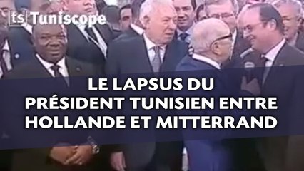 Le président tunisien confond Hollande et Mitterrand