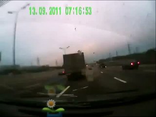 Big Car Accident on Russian Street