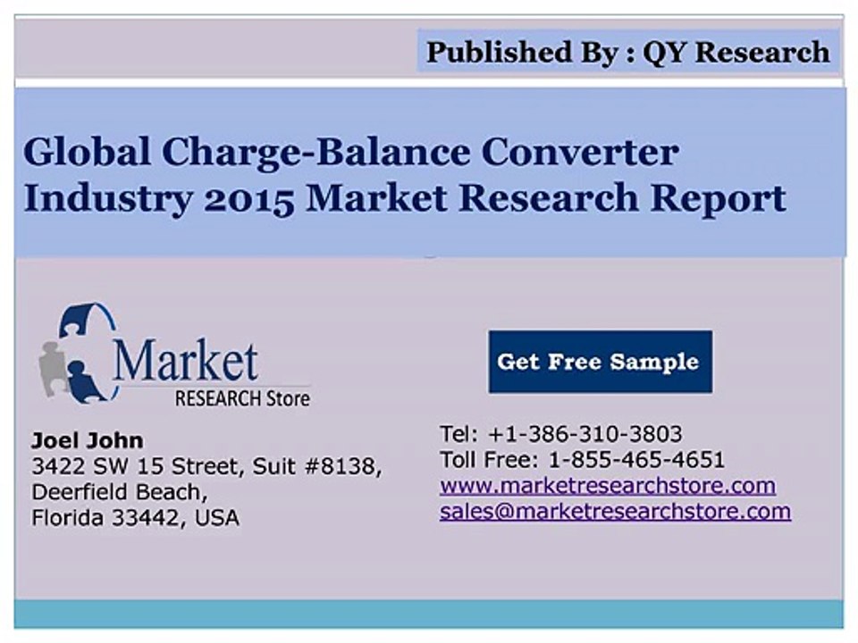 Global Charge-Balance Converter Industry 2015 Mark
