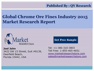 Global Chrome Ore Fines Industry 2015 Market Outlo