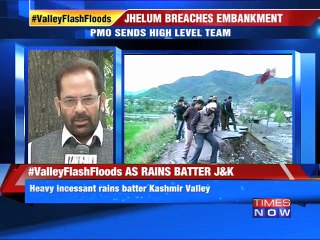 Incessant rains create flash floods in J&K