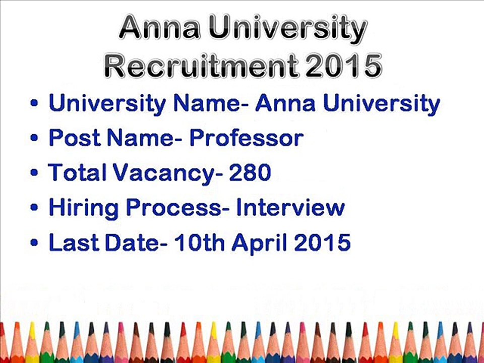 Teachers Recruitment 2015 (Employment News For Latest Jobs Onlin