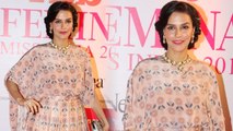 Neha Dhupia On Femina Miss India Red Carpet