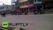 Rhino Goes on Rampage Chasing Vehicles in Nepali City; Kills 1 [VIDEO]