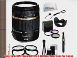 Tamron AF 18-270mm f/3.5-6.3 VC PZD All-In-One Zoom Lens for Canon DSLR Cameras. Includes: