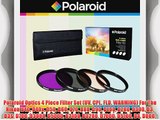 Polaroid Optics 4 Piece Filter Set (UV CPL FLD WARMING) For The Nikon D40 D40x D50 D60 D70
