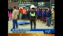 Un joven fue asesinado tras ser asaltado en Cuenca