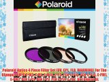 Polaroid Optics 4 Piece Filter Set (UV CPL FLD WARMING) For The Olympus OM-D E-M5 E-M1 E-M10