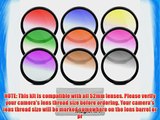 52MM Complete Graduated Color Lens Filter Set for NIKON D3300 D3200 D3100 D3000 D5300 D5200