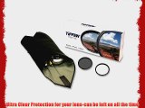 Tiffen 52mm Lens Kit includes Digital Ultra Clear Filter plus Circular Polarizer Filter and