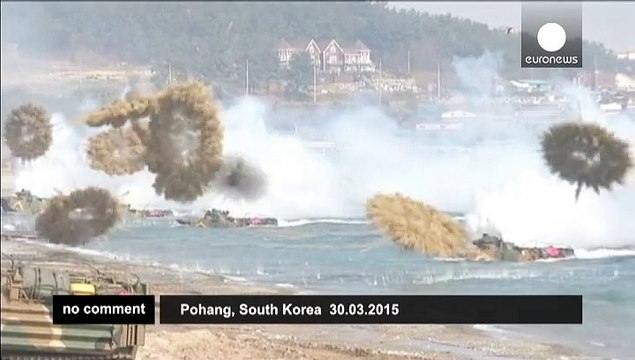 Military drill in South Korea