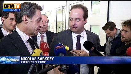 Nicolas Sarkozy reçoit Jean-Christophe Lagarde: "La stratégie de l'union a été plébiscité"