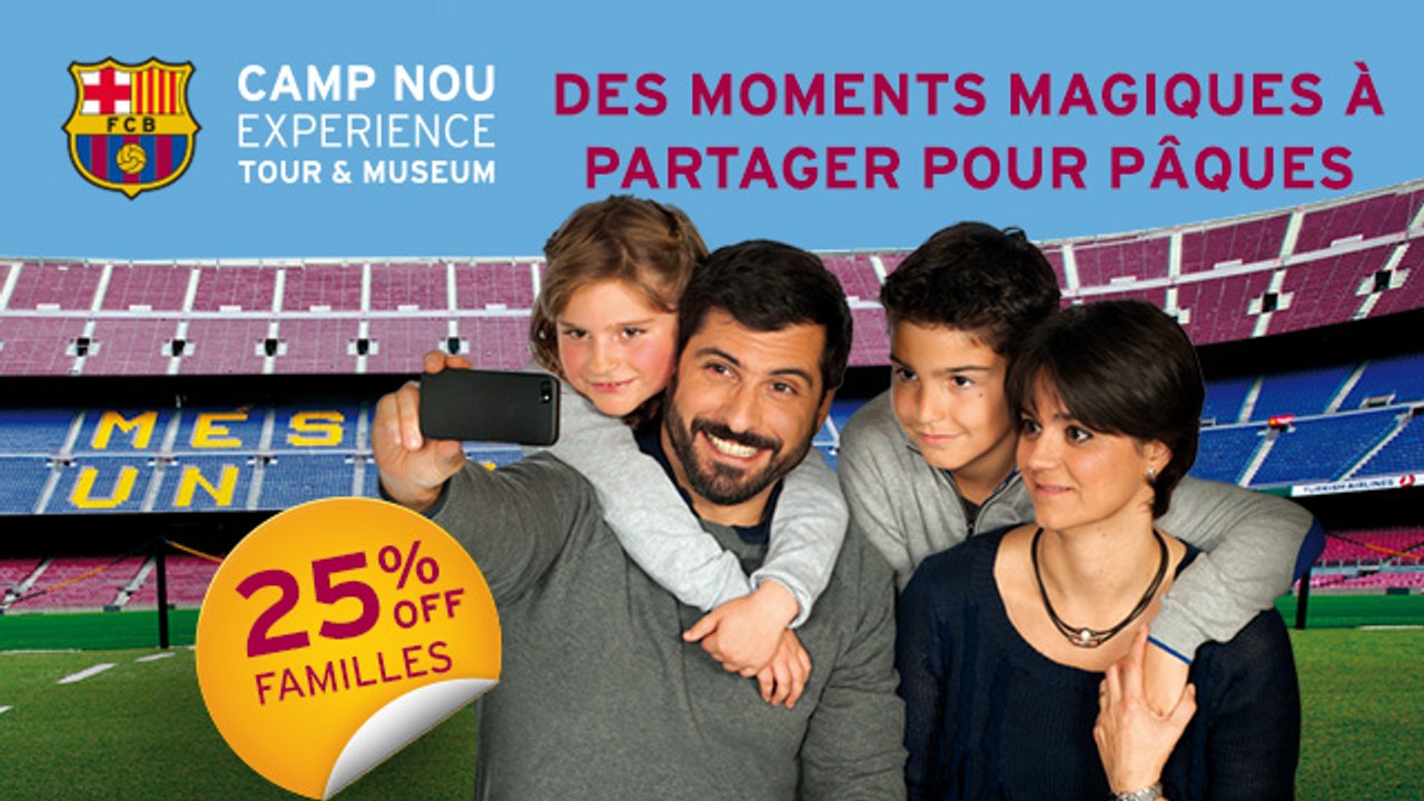Profitez de la Camp Nou Experience pour Pâques