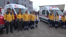 Van'da 11 Yeni Ambulans Törenle Hizmete Başladı
