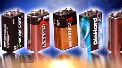 9 Volt batteries peuvent incendier votre maison