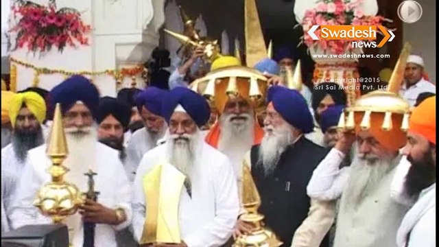 Kar Seva of Gold-plated kalash at Gurudwara Shri Thada Sahib begins