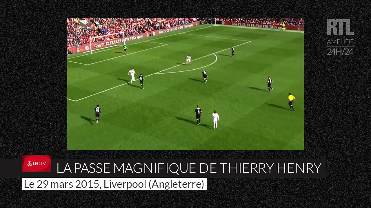 La passe magnifique de Thierry Henry