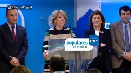 Esperanza Aguirre da las claves de su campaña