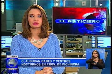 Clausuran bares y centros nocturnos en la provincia de Pichincha