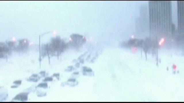 USA - La tempesta di neve di Chicago