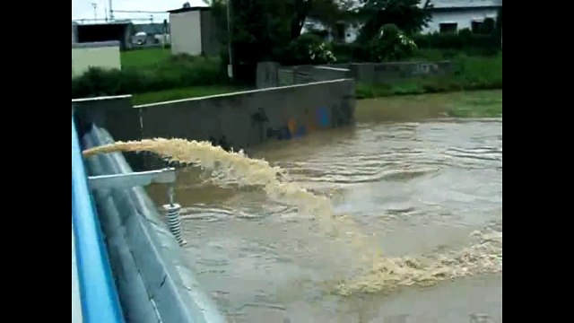 Repubblica Ceca - Alluvioni e inondazioni a Otrokovice