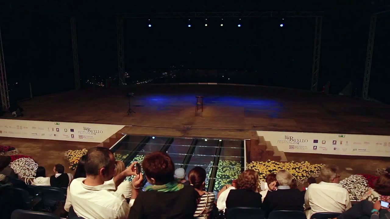 Ravello (SA) - Amanda Sandrelli in scena con "Oscar e la Dama in Rosa" (26.08.14)