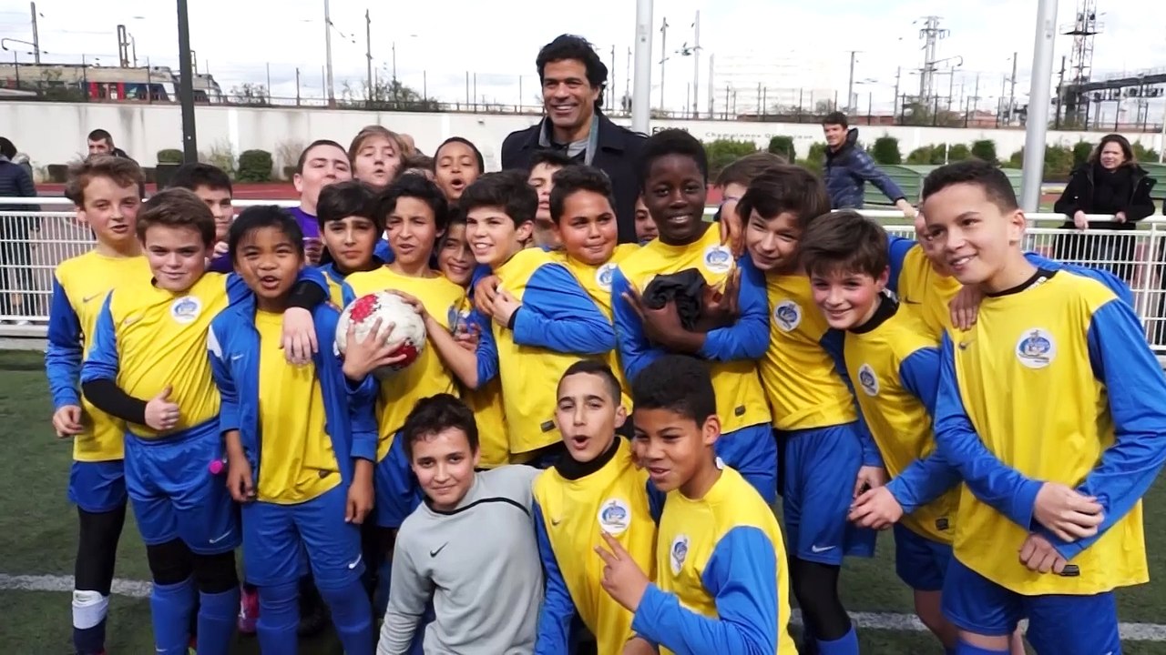 Raï Souza et Lucas Moura  à Levallois , GOL DE LETRA 2015