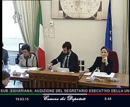 Roma - Africa sub-sahariana, audizione Segretaria Onu contro desertificazione, Barbut (19.03.15)