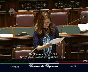 Roma - Camera - 17^ Legislatura - 393^ seduta (17.03.15)