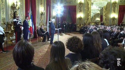 Roma - Mattarella all'incontro con i Magistrati Ordinari in Tirocinio (09.03.15)