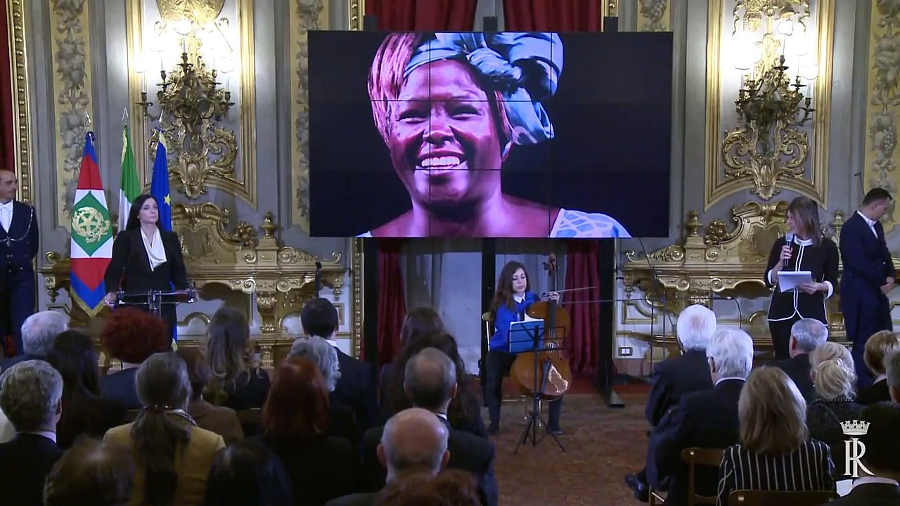 Roma - Maria Letizia Gorga accompagnata dalla violoncellista Silvia Ancarani (07.03.15)