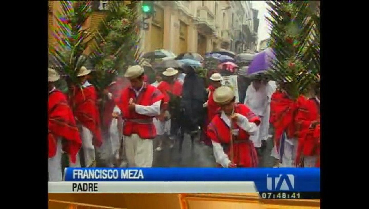 Los Fieles católicos conmemoraron el Domingo de Ramos