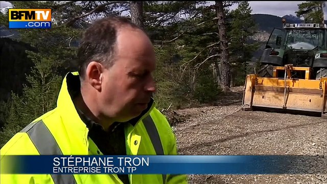 Le site du crash de l'A320 désormais accessible grâce à une route