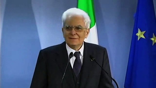 Bruxelles - Mattarella incontra la stampa al termine della visita (03.03.15)