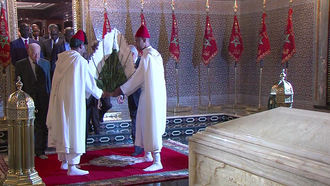 رئيس جمهورية غينيا بيساو يزور ضريح محمد الخامس