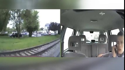 Dikkatsiz genç sürücülerin kazaları kamerada