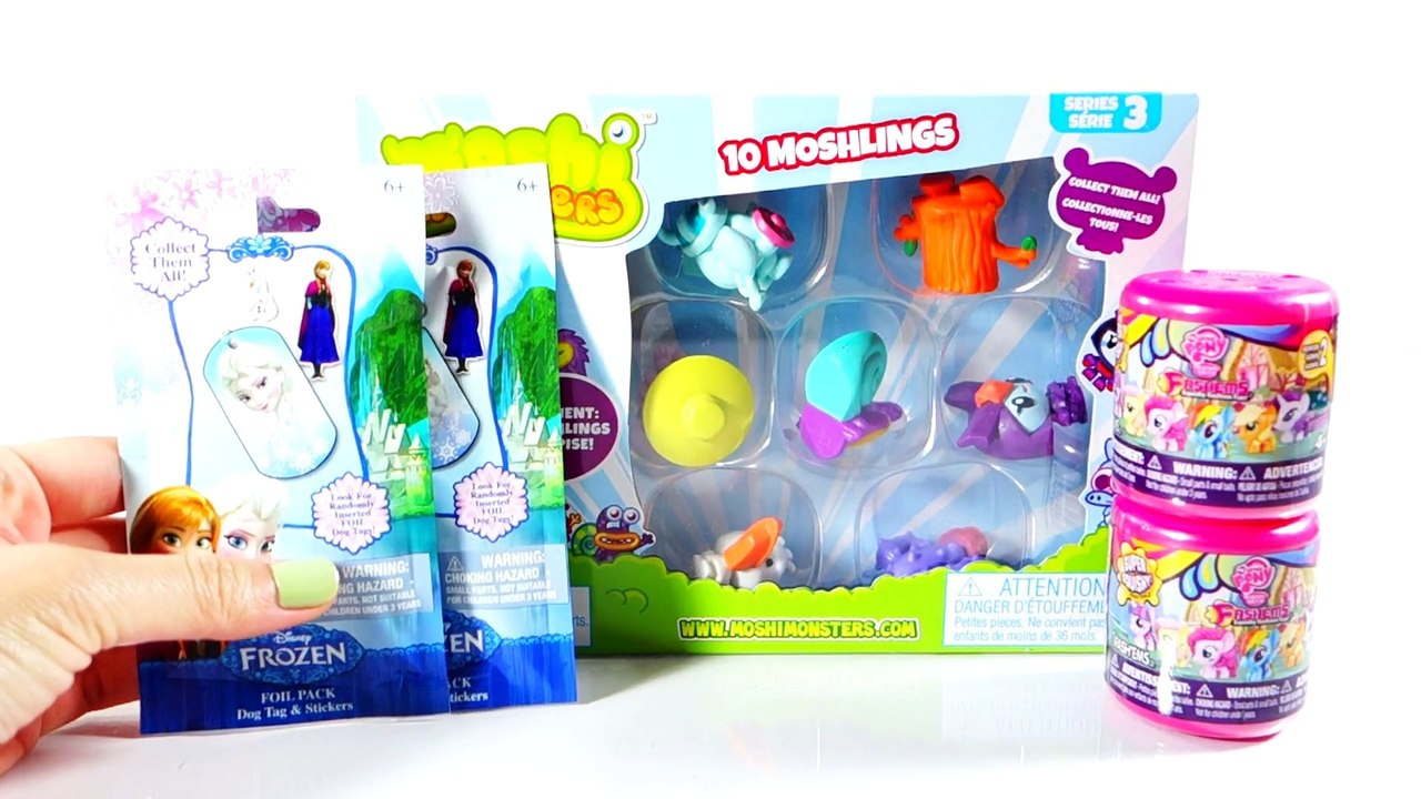 BLIND BAGS - Disney Frozen, Moshi Monsters, My Little Pony Fash'ems