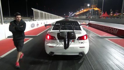 Acidente com um Lexus ISF Twin Turbo