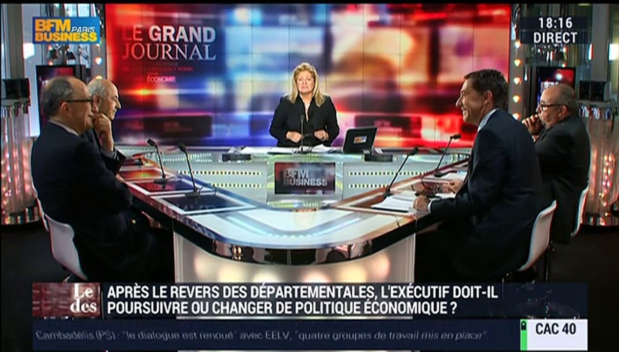 Le gouvernement doit-il changer de politique économique ?: Christian de Boissieu, Jean-Hervé Lorenzi, Laurent Neumann et Emmanuel Lechypre (1/2) – 30/03