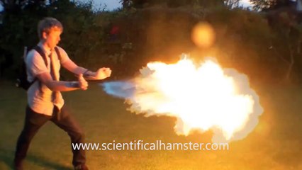 DIY X-MEN PYRO shooting 12ft flames from your wrist