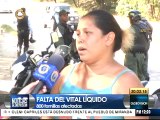 Trancan vías para exigir el servicio de agua al sur de Barquisimeto