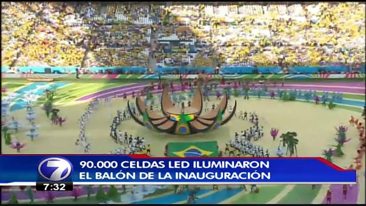 La Carpa: Inauguración Mundial Brasil 2014, Fiesta tica del mundial