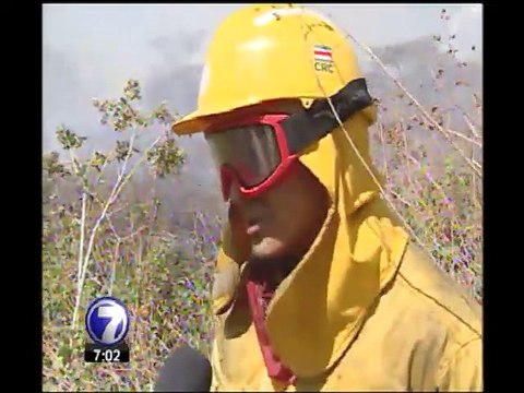 Más de 2.000 hectáreas arden en Área de Conservación Guanacaste