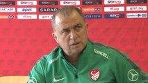 Türkiye Futbol Direktörü Fatih Terim Basın Toplantısı Düzenledi-4-
