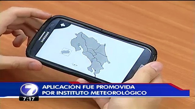 Por medio de una aplicación los costarricenses podrán conocer el estado del tiempo