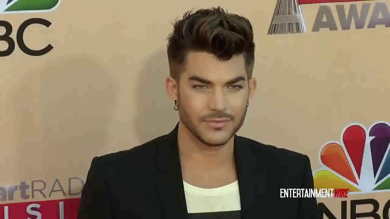 Adam Lambert arrives at 2015 iHeartRadio Music Awards Red carpet