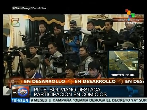 Evo Morales: necesario en Bolivia abrir el espacio político a la mujer