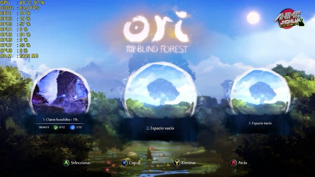 ORI AND THE BLIND FOREST GamePlay PC Español FX 8350 GTX 650